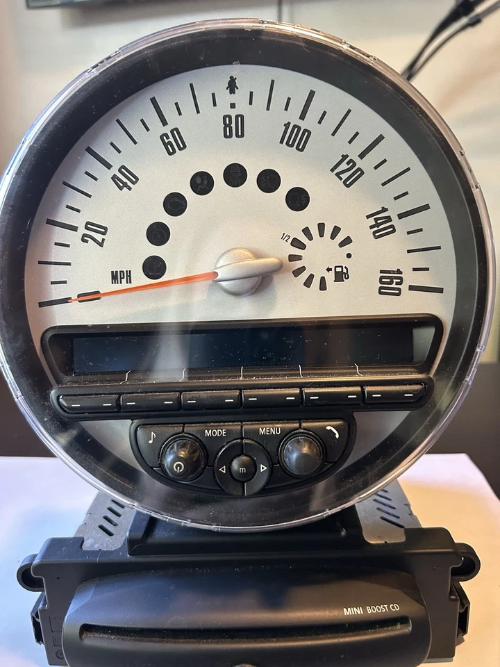 2011-2012 2013 2014 MINI Cooper Boost CD Radio Instrumento Cuadro Medidor Foto 2 de 4