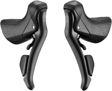 microSHIFT Sword Black Drop Bar Shifter/Brake Lever Set - 2 x 9-Speed, Black
