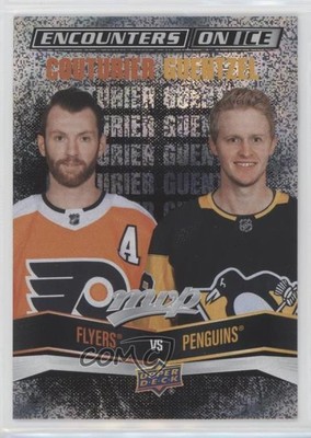 2022-23 Upper Deck MVP Encounters on Ice Sean Couturier Jake Guentzel #EI-13