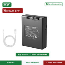 10500mAh Battery for eufyCam S4 eufy Security S330 3-in-1 E330 Video Smart Lock