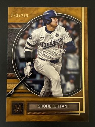 Topps 2025 Museum Collection Shohei Ohtani Dodgers Gold #1 /249