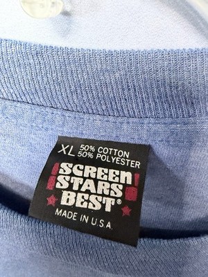 Screen Starts Best Made In USA XL Blue Vintage Single Stitch Car Eggs Cheaper