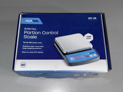 AvaTek PC20 20 lb. Compact Digital Portion Control Scale Model 334PC20
