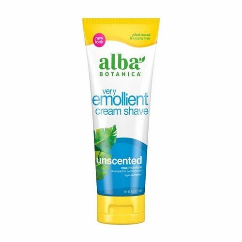 Moisturizing Cream Shave  Unscented 8 Fl Oz By Alba Botanica