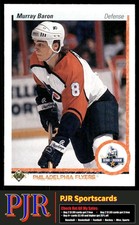 Murray Baron 1990-91 Upper Deck #275 Philadelphia Flyers Rookie