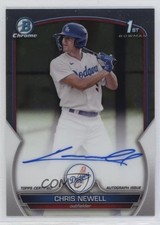2023 Bowman Chrome Prospect Auto Chris Newell #CPA-CN Auto sc8