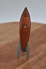 Vintage Schylling Rocket Ship tin toy