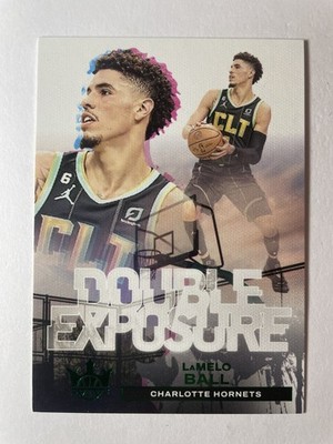 2023-24 Panini Court Kings NBA Jade Double Exposure LaMelo Ball Hornets /25