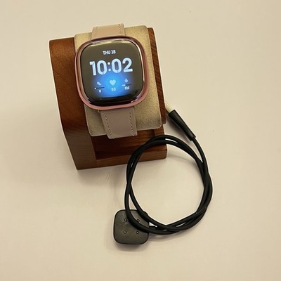 Fitbit Versa 3, Smartwatch, Fitness Tracker, Charger, Case Protector