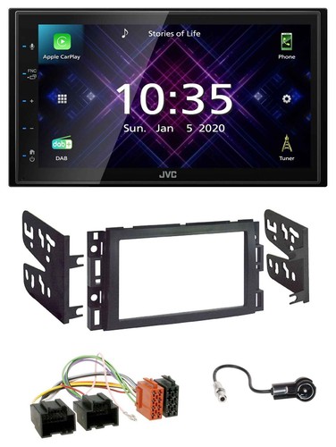 JVC DAB 2DIN MP3 Bluetooth USB Autoradio für Chevrolet Equinox Impala Monte Carl - Bild 1 von 10