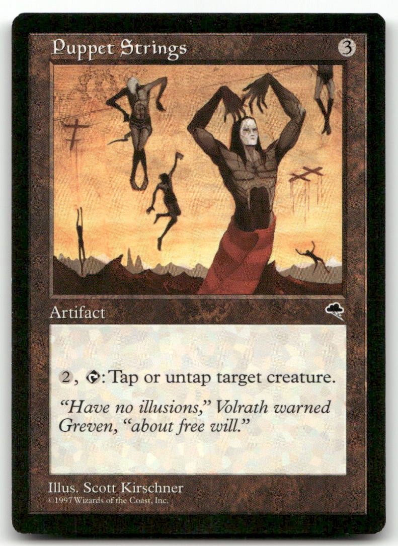 Puppet Strings #304 (MP) Tempest TMP Magic MTG