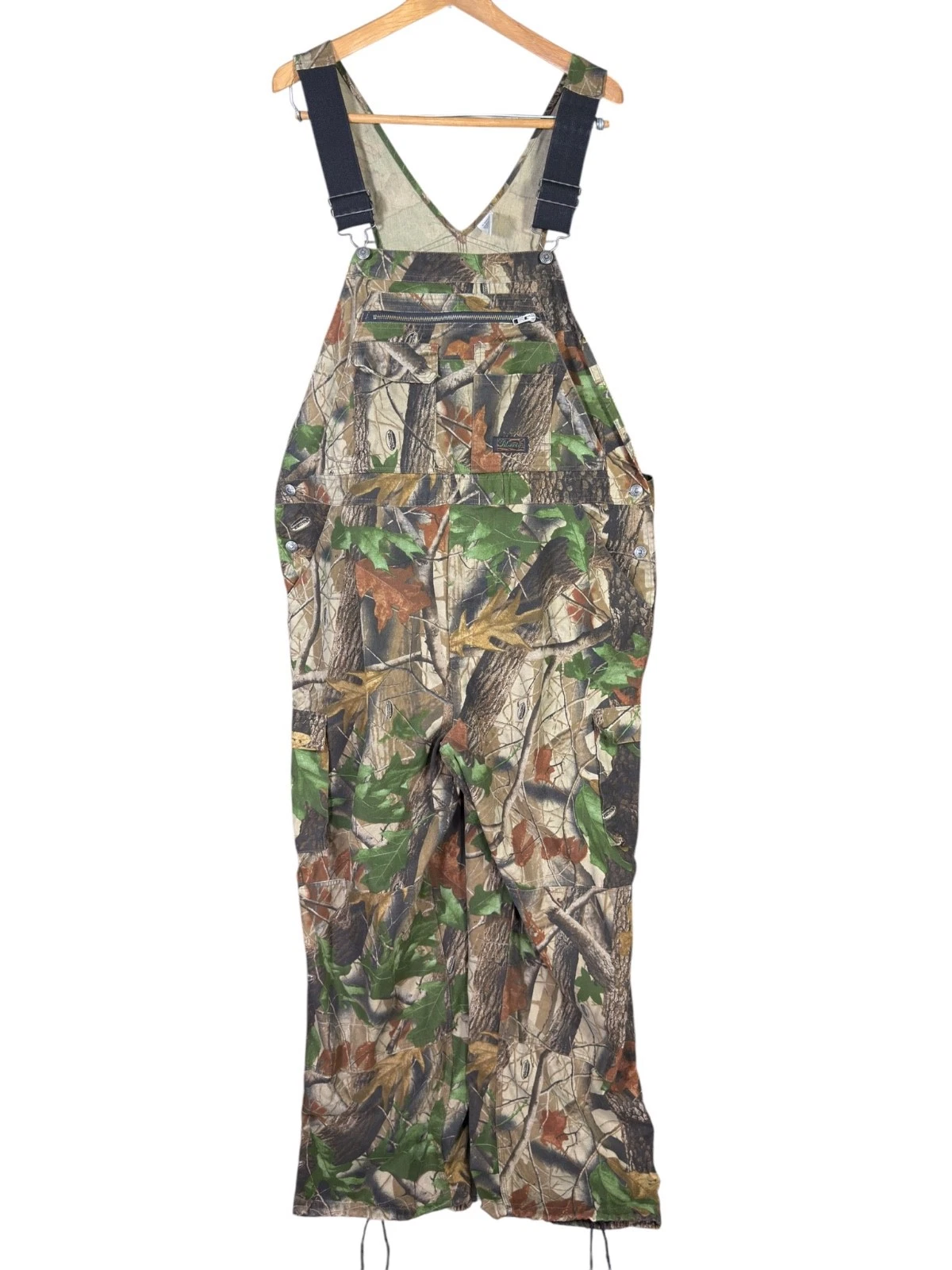 Liberty Camo Hunting Bib Overalls Men 44R NWOT Rugged Outdoor Gear Zip Pocket