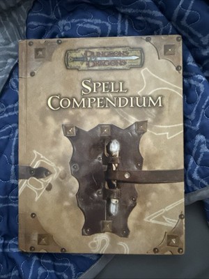  SPELL COMPENDIUM 2005 1st print HC Dungeons & Dragons 3.5/D20 WOTC