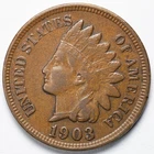 1903 Indian Head Penny Cent Extremely Fine (XF)
