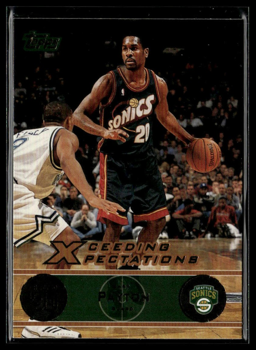 Gary Payton 2001-02 Topps Xpectations #89 Seattle SuperSonics