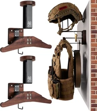 Tactical Gear Wall Mount, Motorcycle Helmet Holder Wall Mount Stand, Plate Ca...