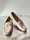 michael kors women shoes loafers size 8 m pink suede pre owned — photo 1