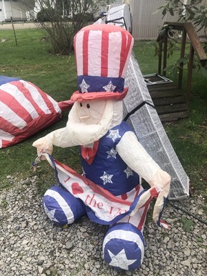 Rare Fourth Of July Inflatable Uncle Sam
