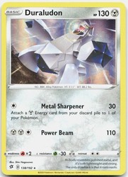Duraludon 138/192 Holo Rare Rebel Clash