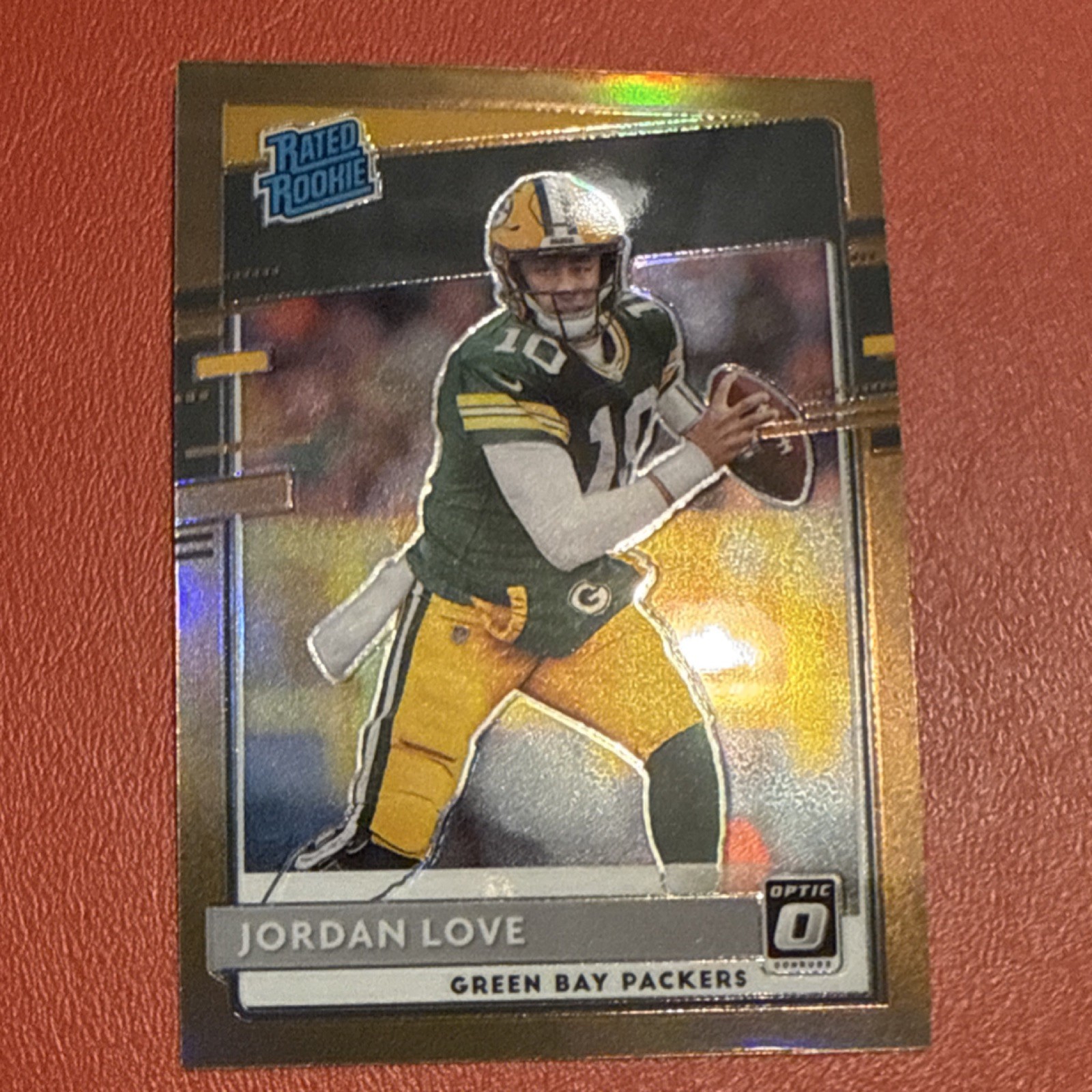 2020 Panini Donruss Optic bronze Jordan Love Rated Rookie Prizm #154 Packers NFL
