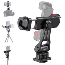 Smartphone Tripod Mount 3in1 Aluminum Phone Clamp Cold Shoe Arca Swiss Base