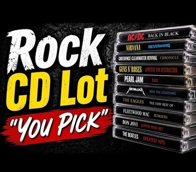 Rock CD Lot - You Pick -  BUY 5 GET 1 FREE   Alternative, Metal, Punk