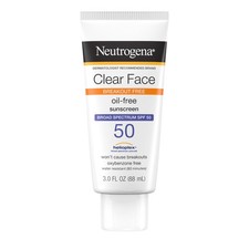 Neutrogena Clear Face Sunscreen Lotion for 3 Fl Oz (Pack of 1), WHITE