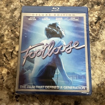 FOOTLOOSE Deluxe Edition (Blu-Ray, 1984/2011) Kevin Bacon Sealed NEW