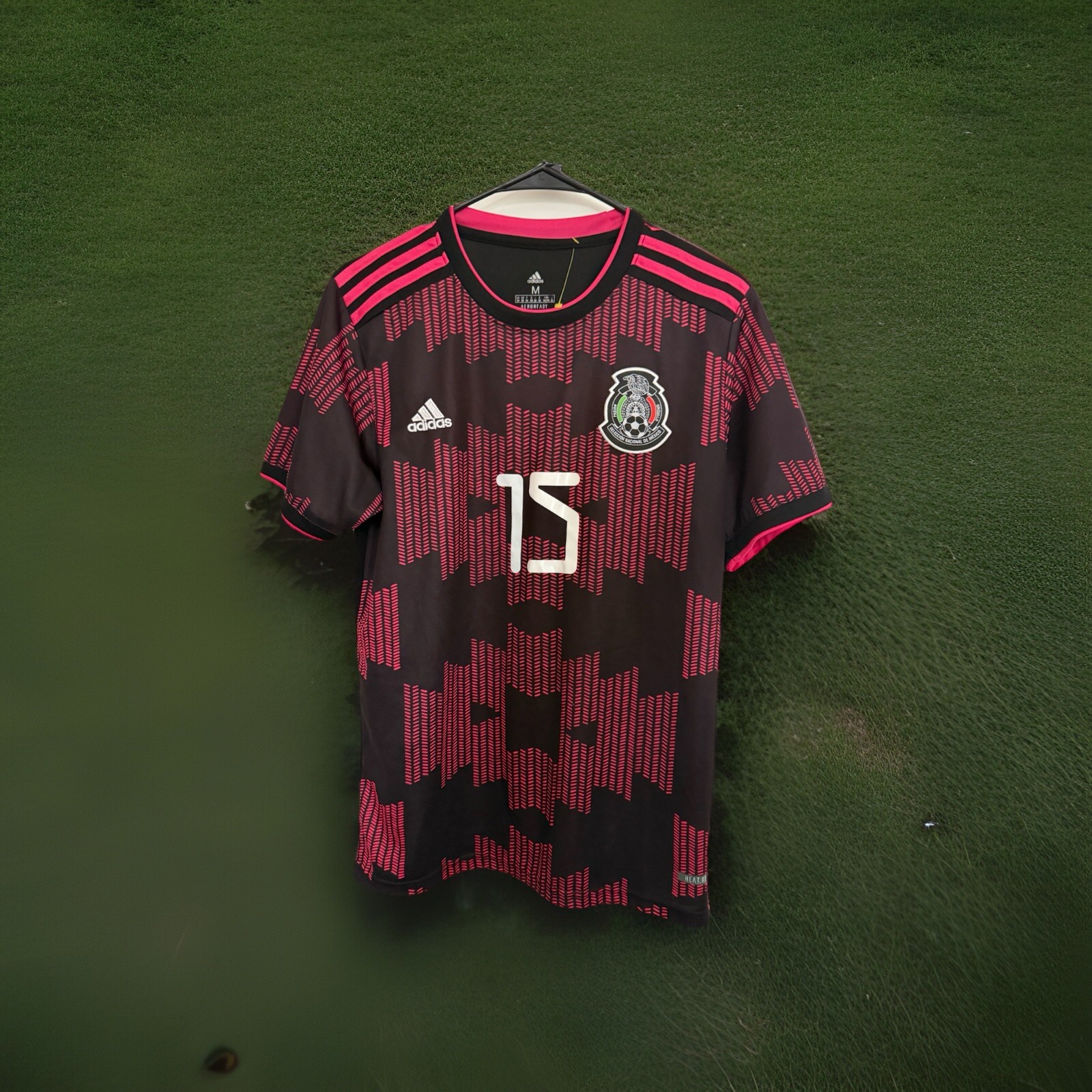 Adidas Mexico Official Short Sleeve Jersey 2021/2022 Authentic #15 Futbol Soccer
