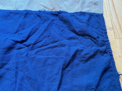 Vint 1950s 60s UNION OF SOUTH AFRICA Maritime Flag 70" x 50" Cotton - Picture 7 of 16