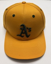 NEW Oakland A's GOLD Snapback Baseball Hat MLB