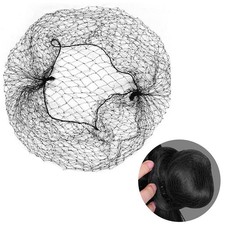 100pcs 20inch Hair Nets Invisible Elastic Edge Mesh Hairnets Nylon Wig Nets f...