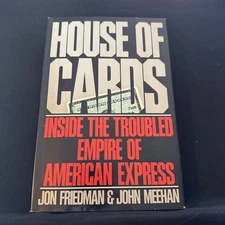 House of Cards | American Express | By Jon Friedman & John Meehan HC/DJ | 1st Ed