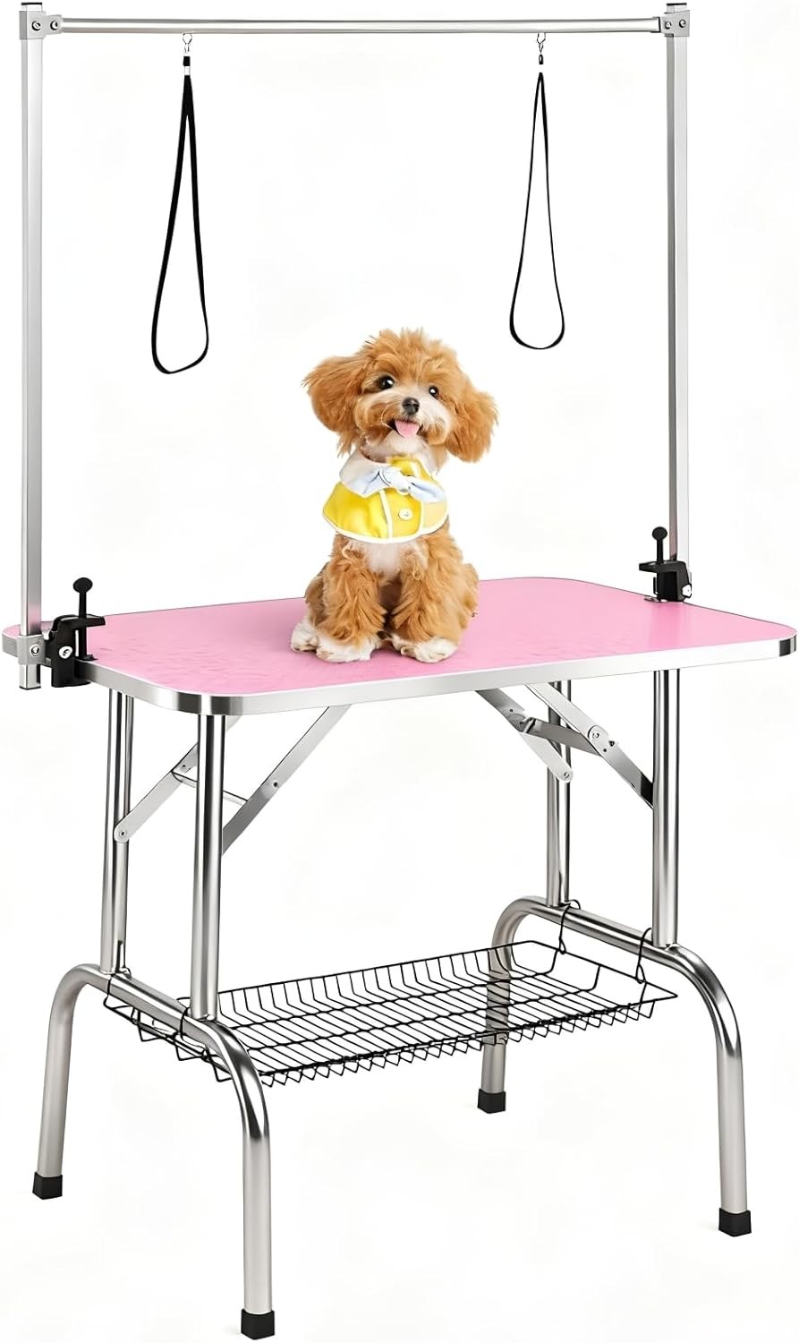 30 in Pet Dog Grooming Table for Medium Small Dogs Cats Foldable Adjustable