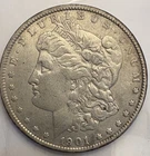 1901 MORGAN Silver Dollar tough date VF+/XF