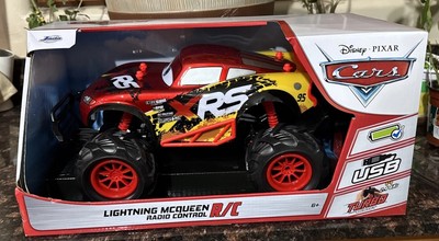 Disney Pixar Cars Lightning McQueen XRS 2.4 GHZ RC Car TURBO BOOST