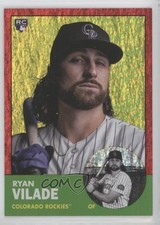 2022 Topps Archives 1963 Topps Design Red Hot Foil 42/50 Ryan Vilade #20 3r1