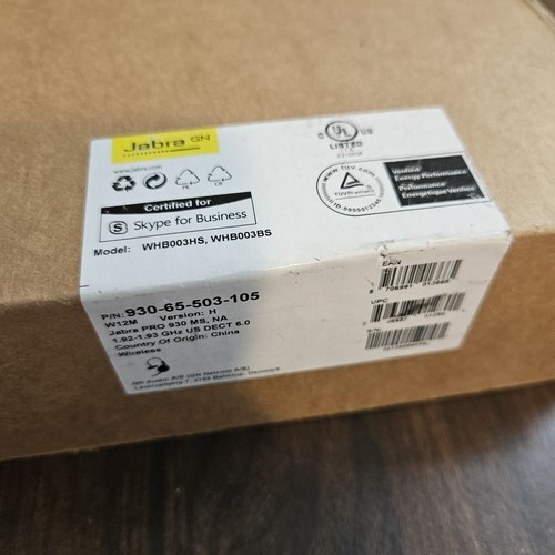 Jabra PRO 920 Over the Head Headphones - Black. NEW - Afbeelding 5 van 5