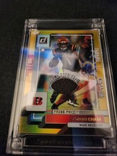 Jersey Fusion Ball Ja'Marr Chase 7/128 Game Used NFL Ball swatch from 12/22/24