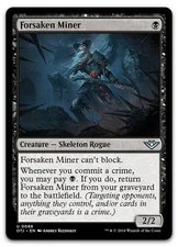 Forsaken Miner #88 (NM) Thunder Junction OTJ Magic MTG