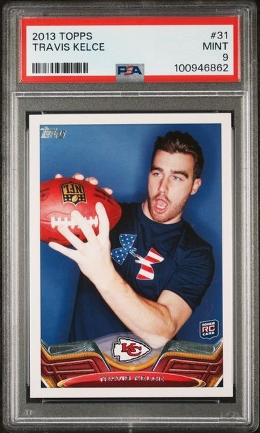 2013 Topps Travis Kelce RC #31 PSA 9 Mint Kansas City Chiefs