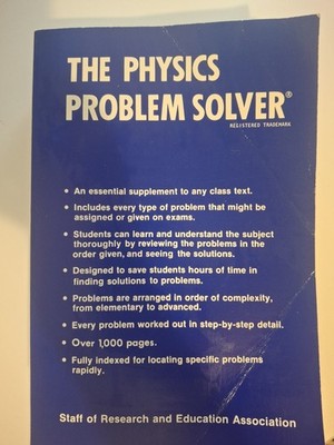 The Physics Problem Solver   REA Problem Solvers Series   Revised 1986   ISBN 08