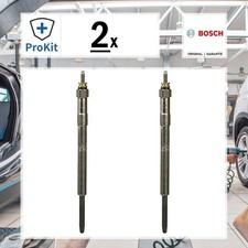 2x ORIGINAL® Bosch Glühkerze für Ford TRANSIT Kasten MONDEO III Turnier