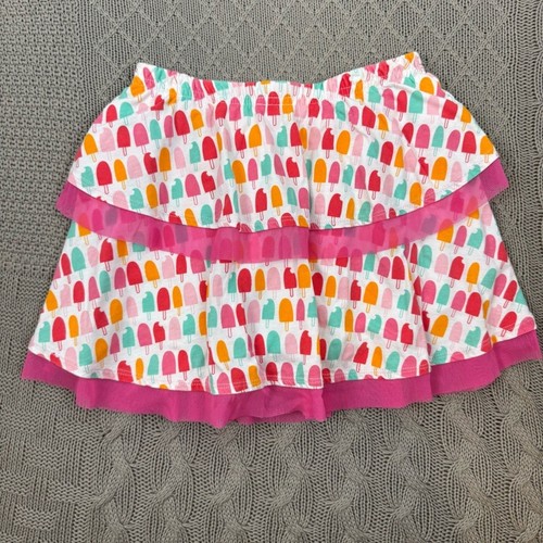 Garnet Hill Colorful Popsicle Print Skort ~ 8