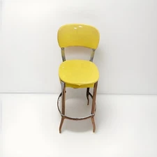 Vintage Cosco Yellow Chair Mid Century Retro No Step Stool