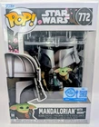 Funko Pop! Mandalorian W/ Grogu #772 Star Wars Target Exclusive + Protector