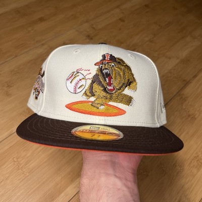 New Era 59FIFTY Fresno Grizzlies Cali League White Brown OrangeUV