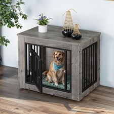 30 Inch Dog Crate Furniture Indoor House with Waterproof Table Top Steel Lock