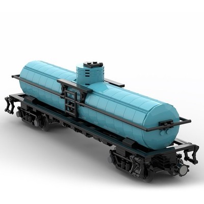 Tanker Car Train Model 586pcs Building Bricks Collection Toy