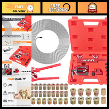 316 Brake Line Repair Kit - 40 Pcs Fittings Zinc Coated Tubing For Easy Fixe 316 Brake Line Repair Kit - 40 Pcs Fittings Zinc Coated Tubing For Easy Fixe